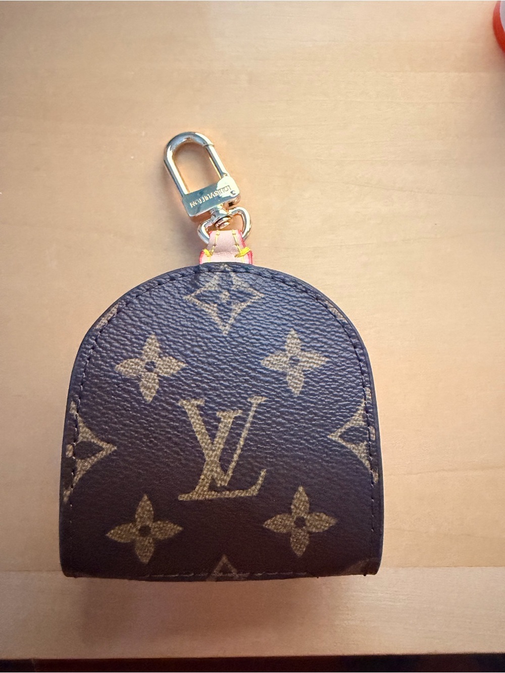 Monogram Canvas dog bag holder